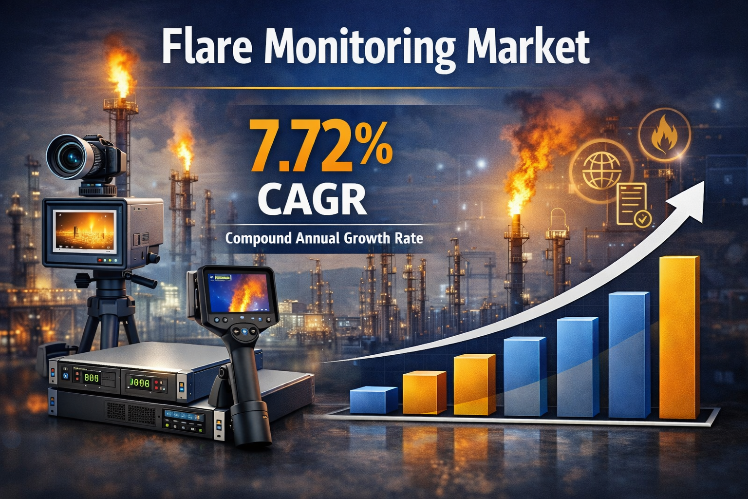 Flare Monitoring Market to Reach USD 2.55 Billion by 2032, Expanding at 7.72% CAGR | Industry Outlook